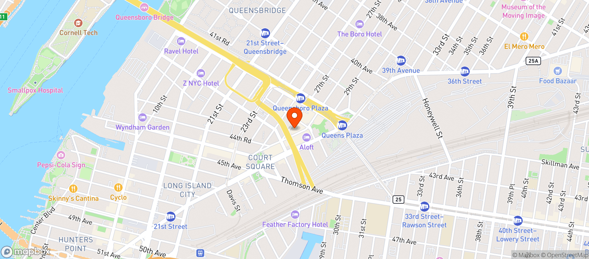 Map showing Asir Et Steak House