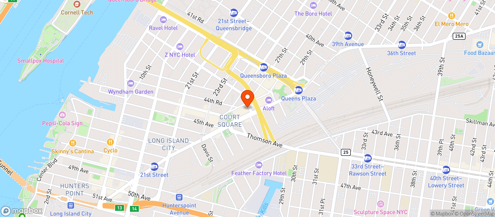 Map showing Tacombi