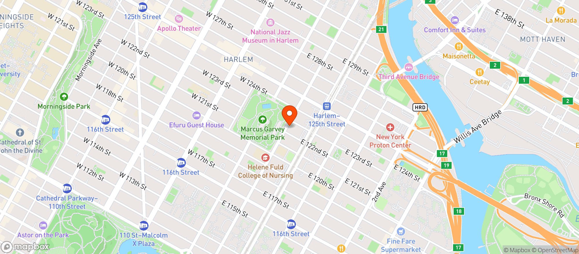 Map showing Becoming Unique