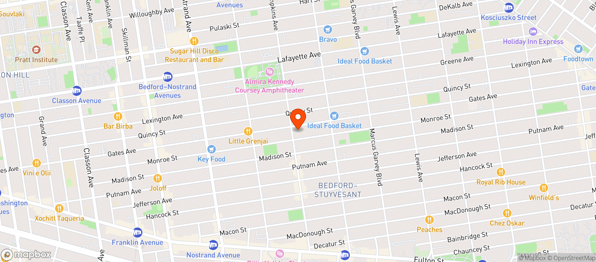 Map showing Dear Friends Books