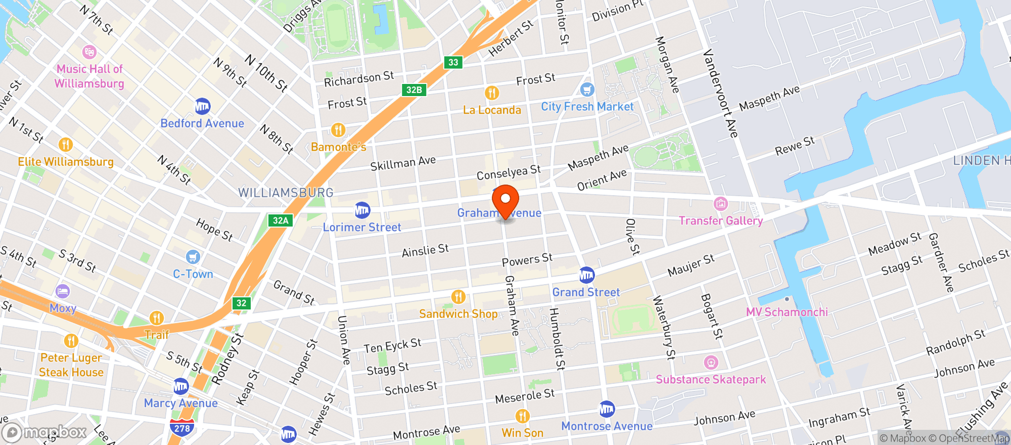 Map showing Fox Meadow Wine & Spirits
