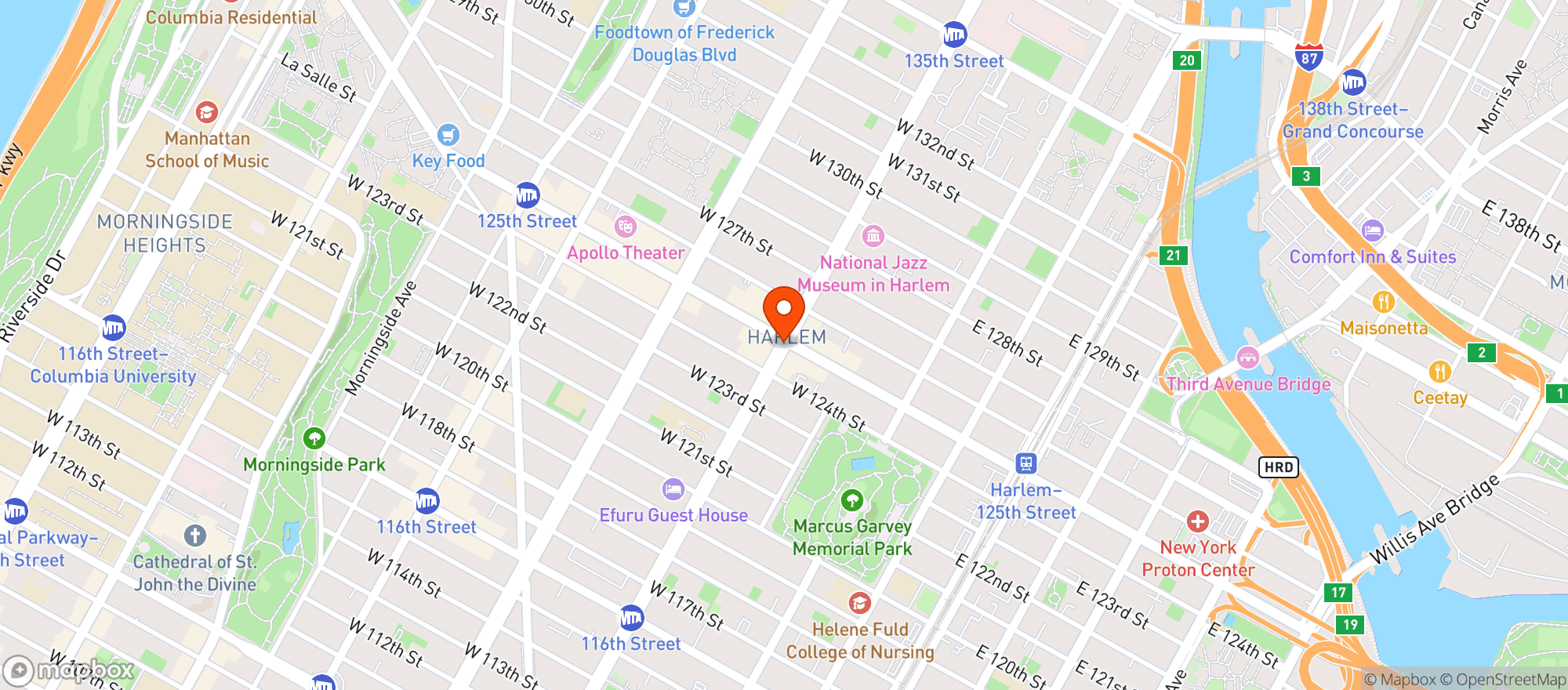 Map showing Whole Foods Market