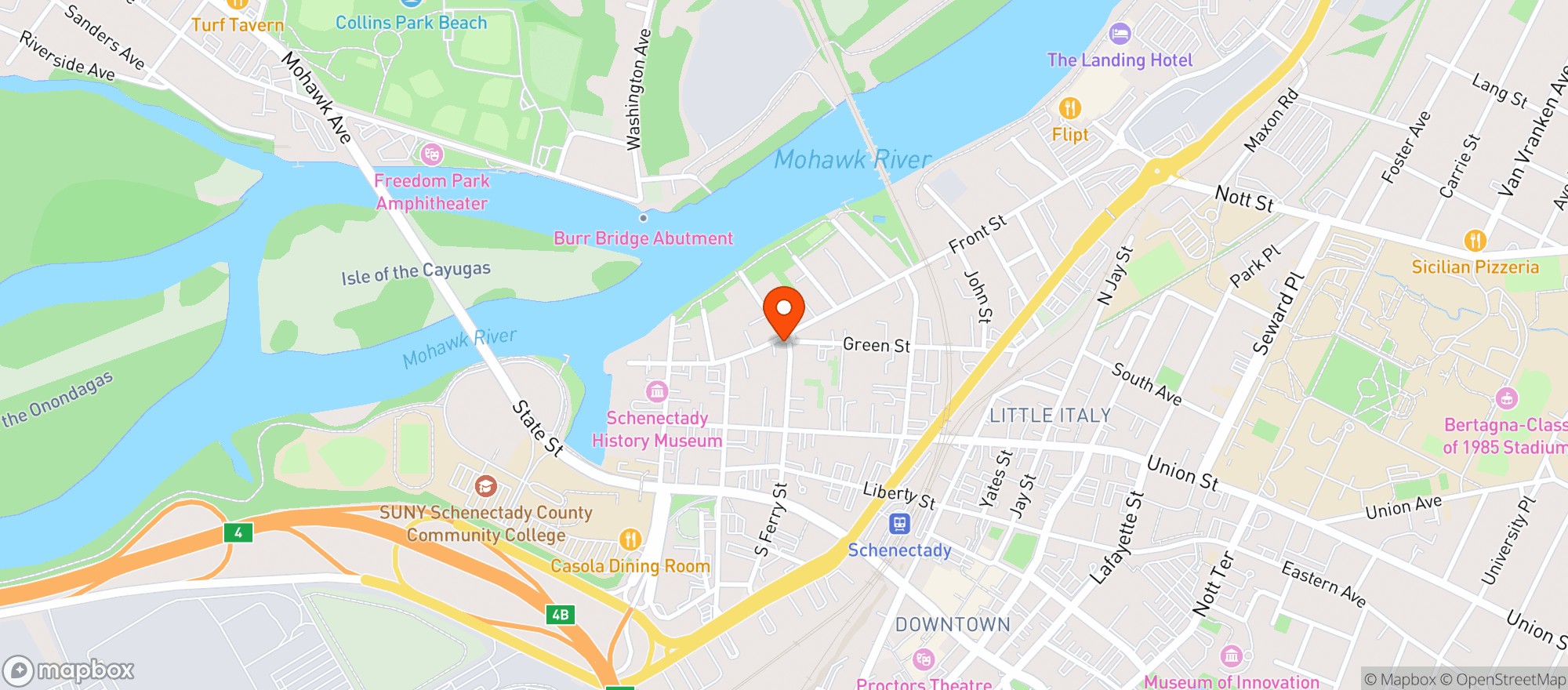 Map showing Arthur's Market