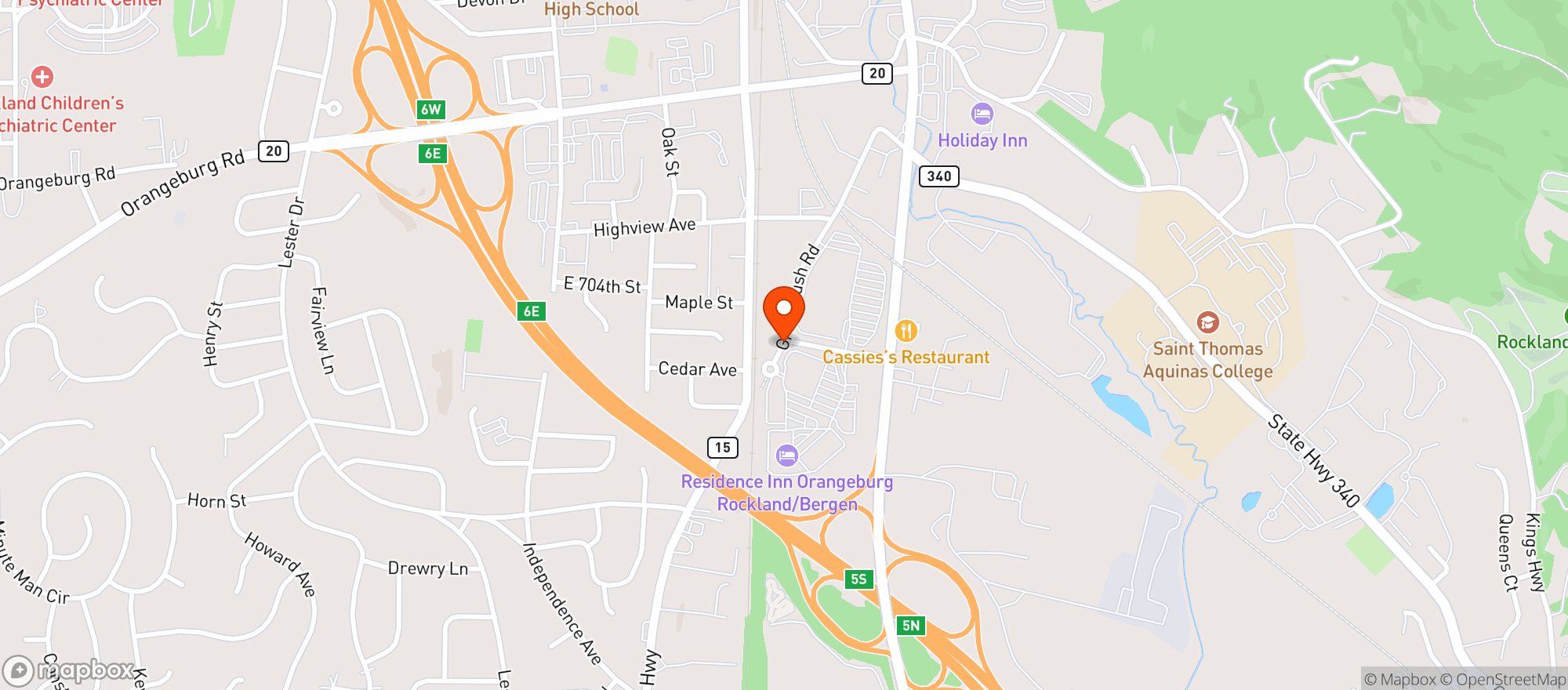 Map showing Stop & Shop - 2545 - Orangeburg