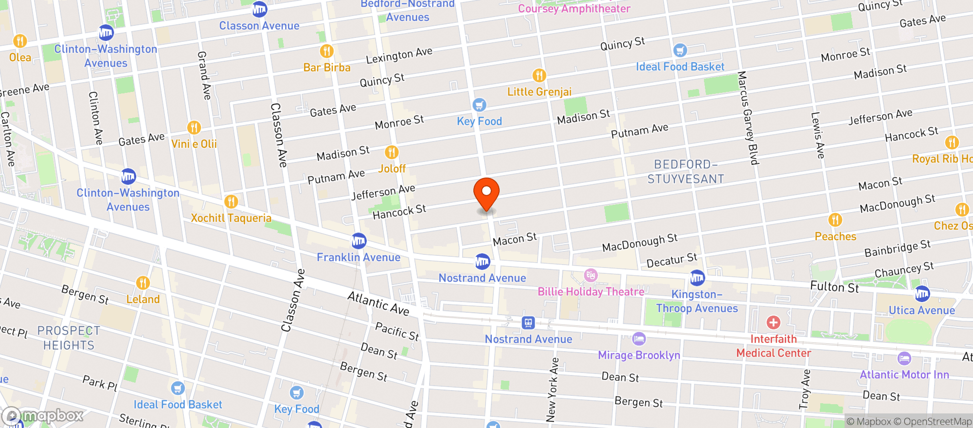 Map showing Bad Luck Bar