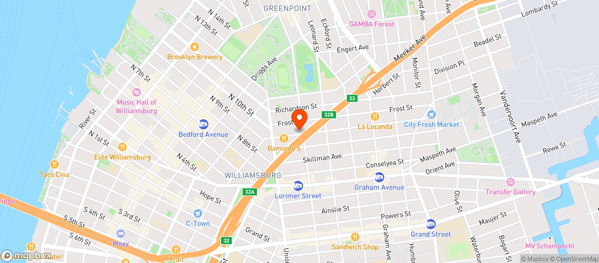 Map showing Mr. Melo