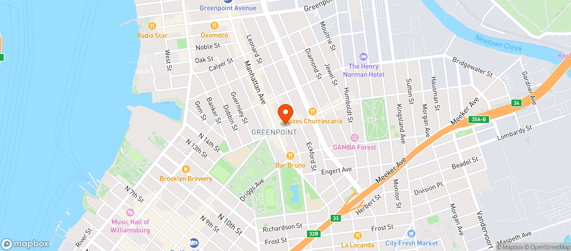 Map showing WHOLESOME GOURMET DELI