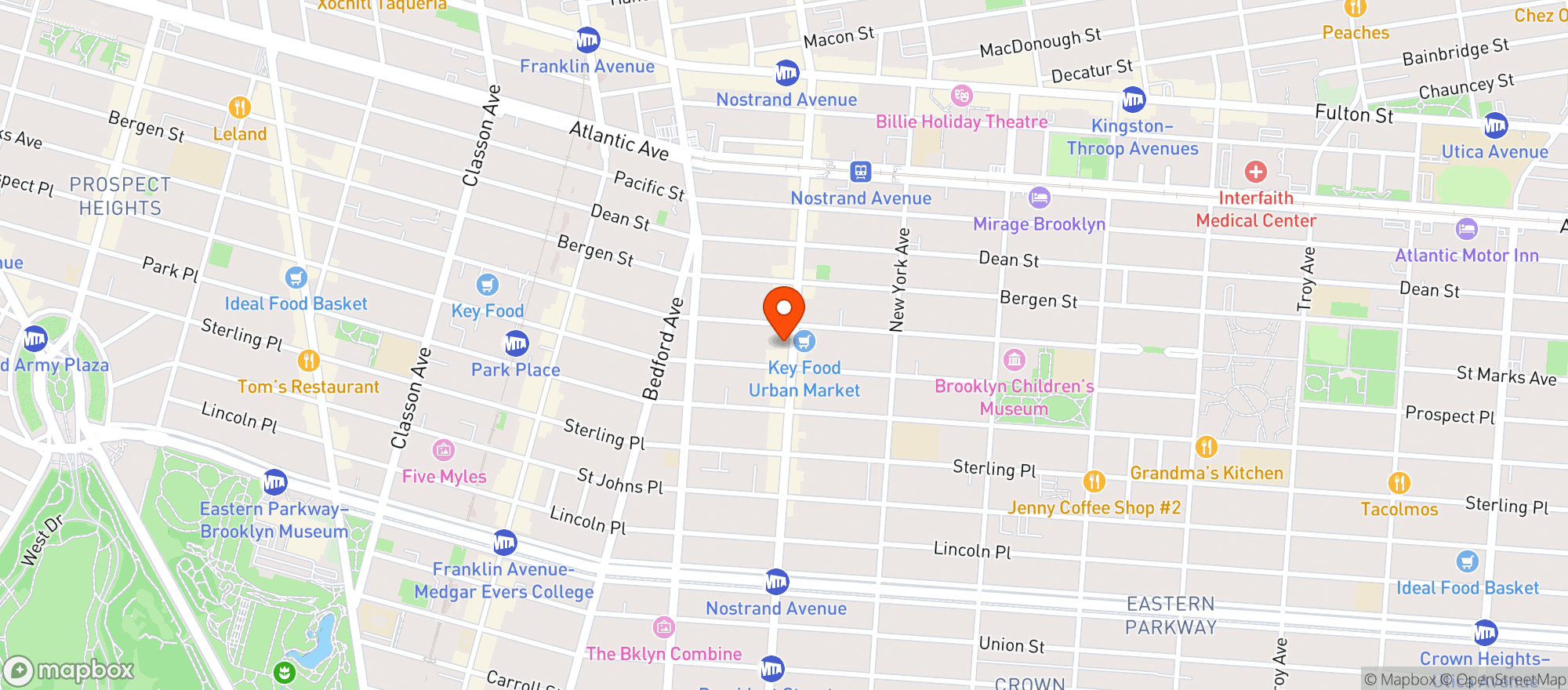 Map showing Body Shop