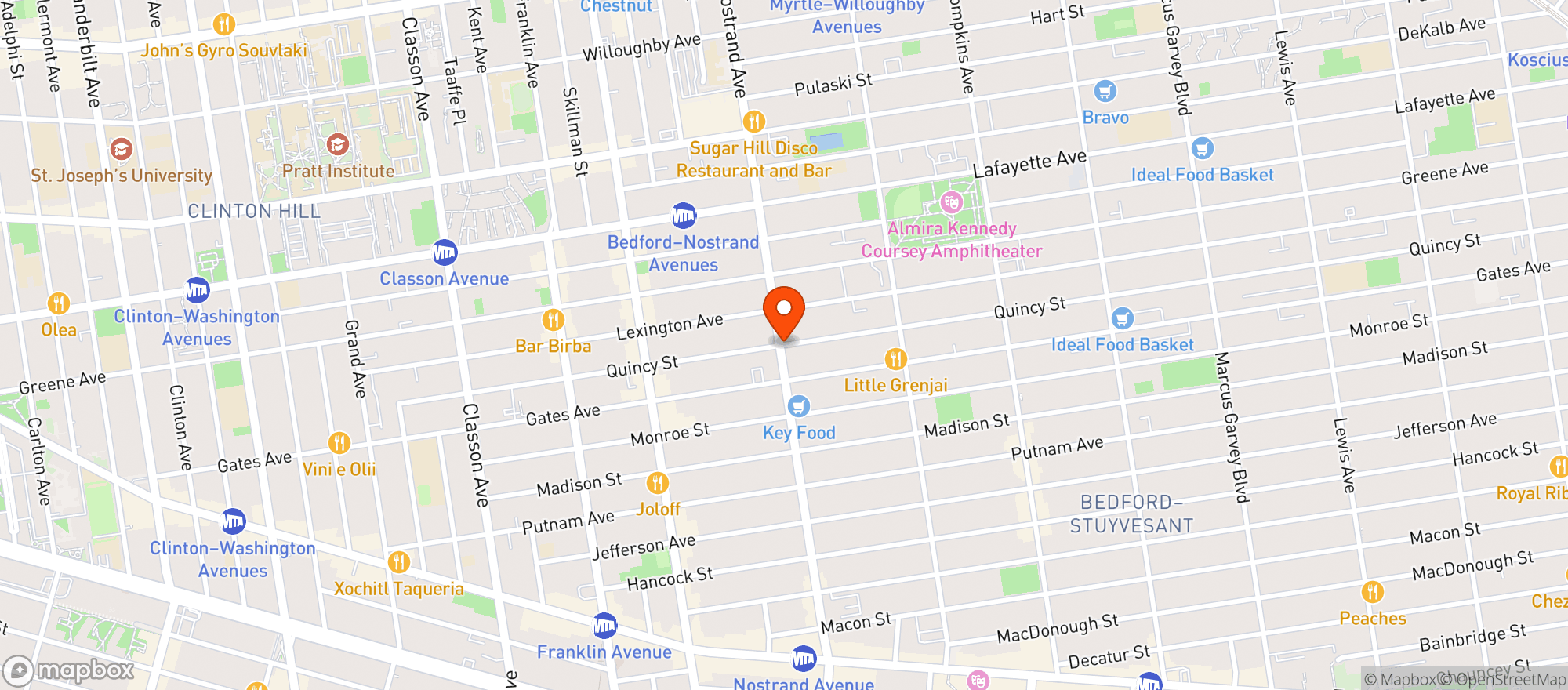 Map showing Quincy Market
