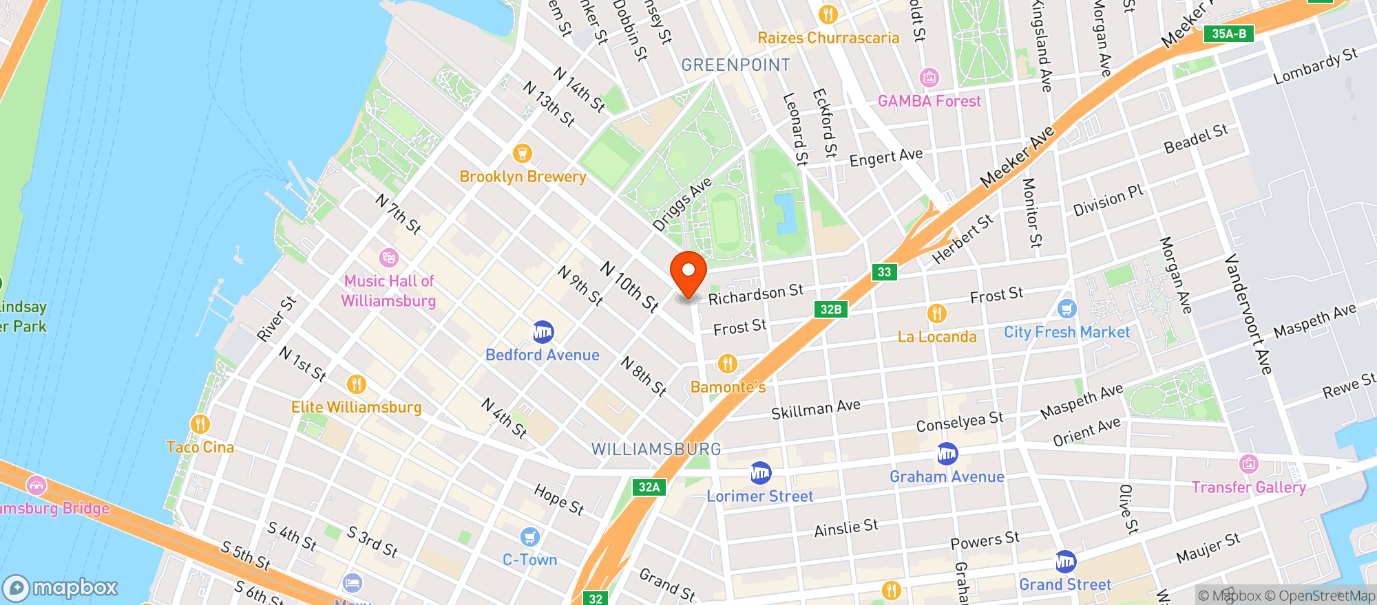 Map showing The McCarren
