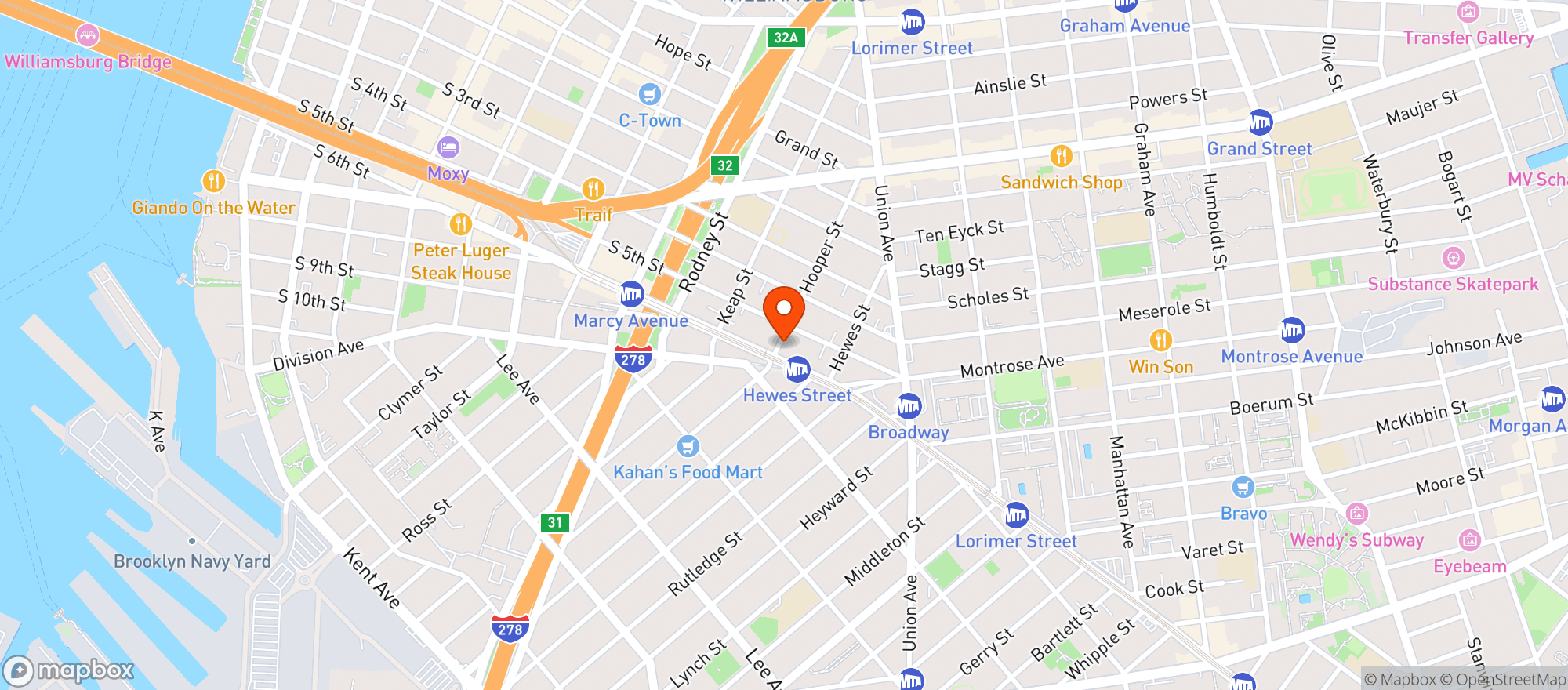 Map showing Fiction