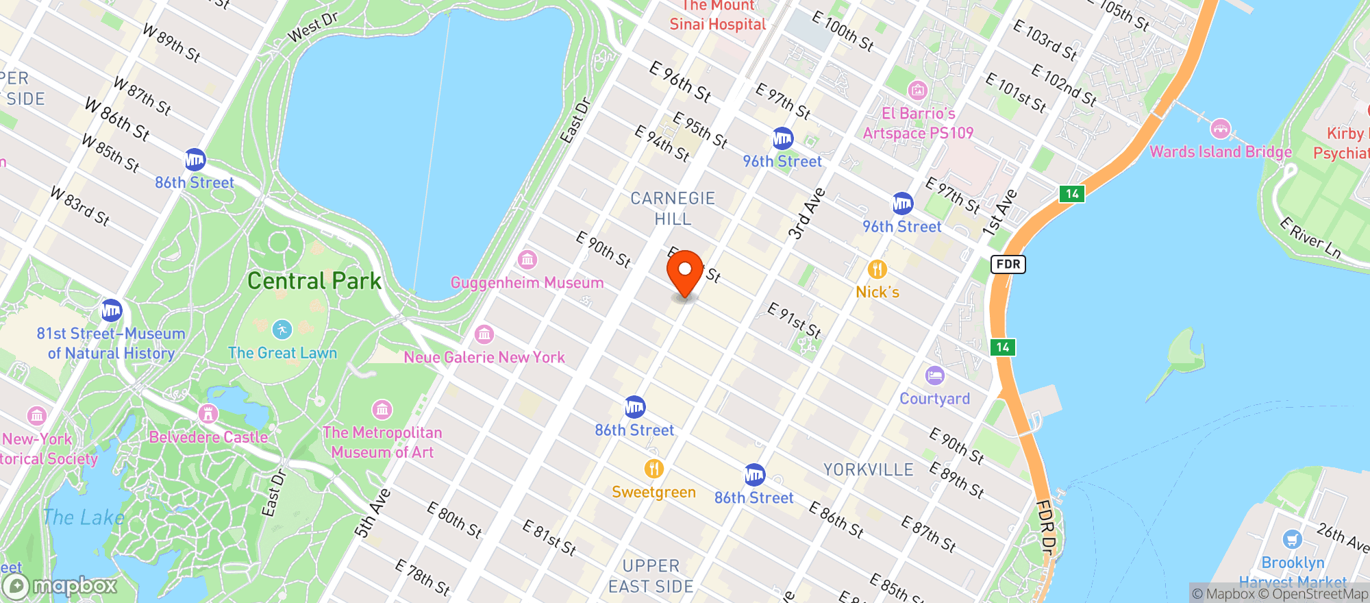 Map showing GoPuff