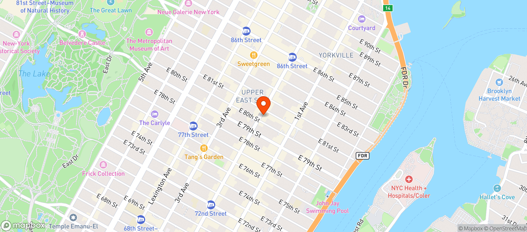 Map showing Wine Emporium (NY)
