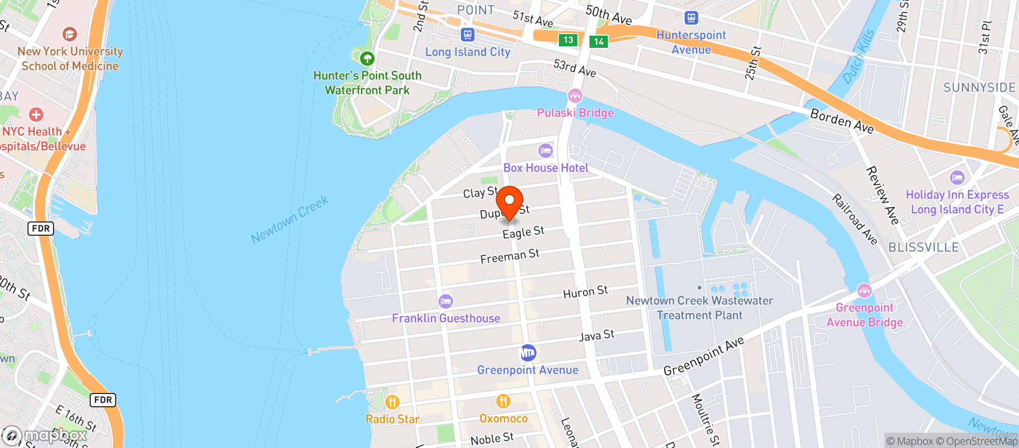 Map showing Bouquet