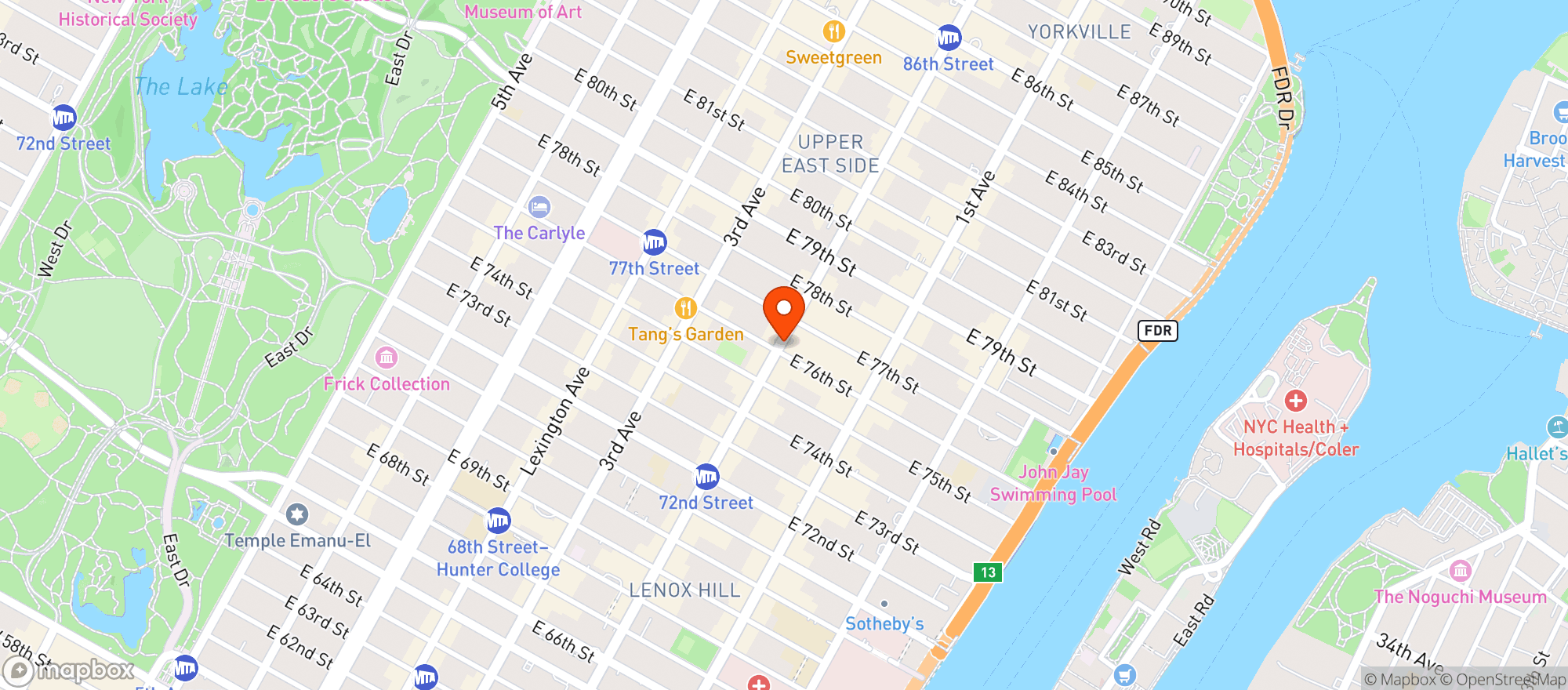 Map showing NUMBER 1 FARMERS MARKET
