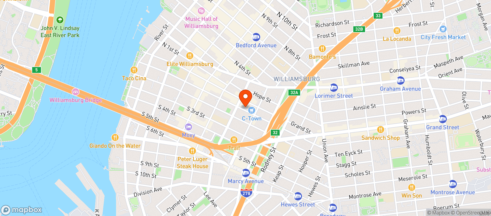 Map showing Round Table Brewery