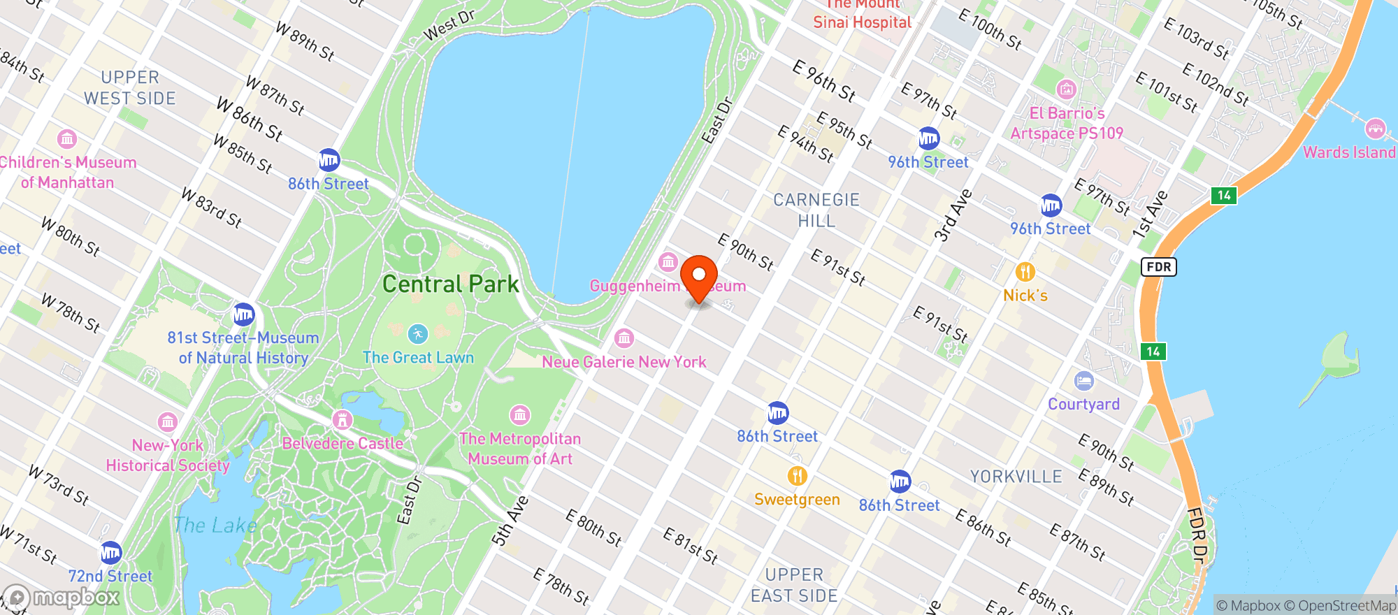 Map showing Morton Williams