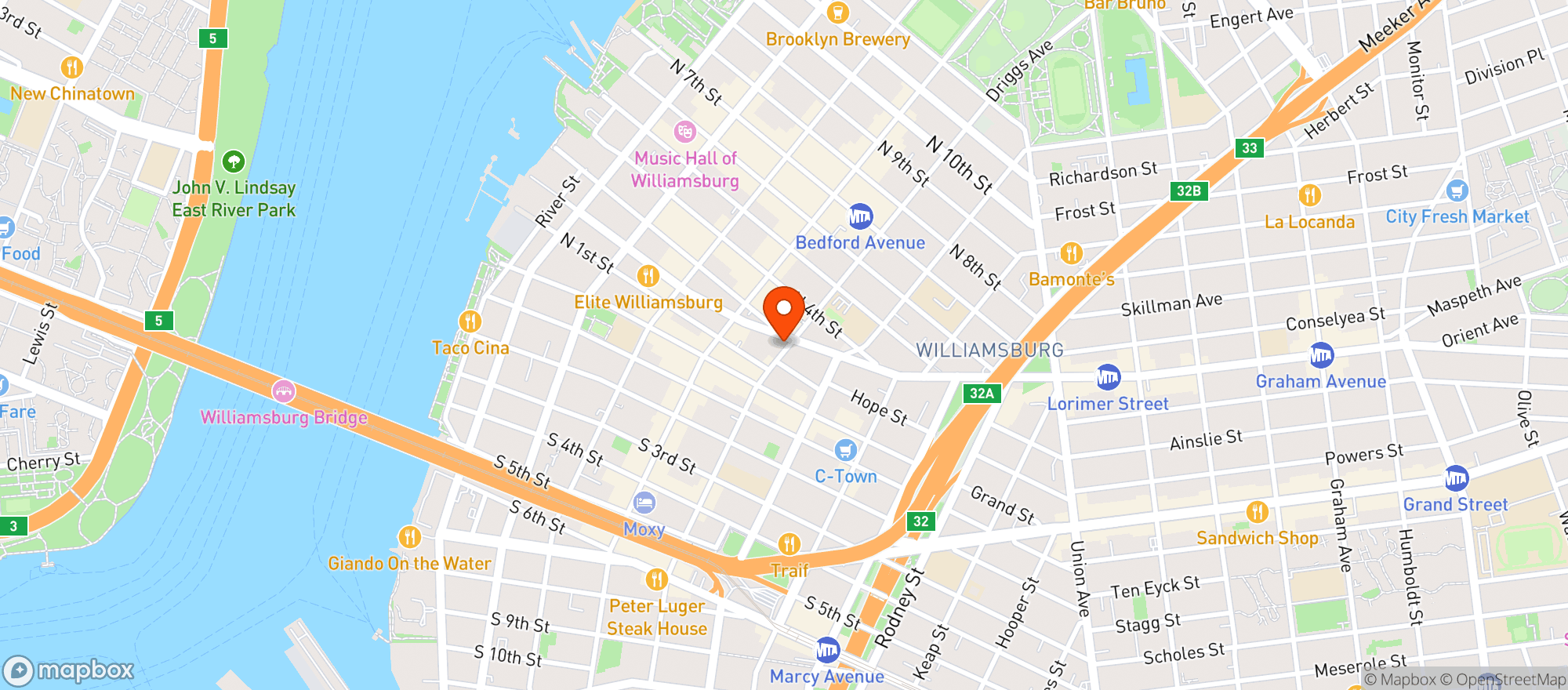 Map showing Inday