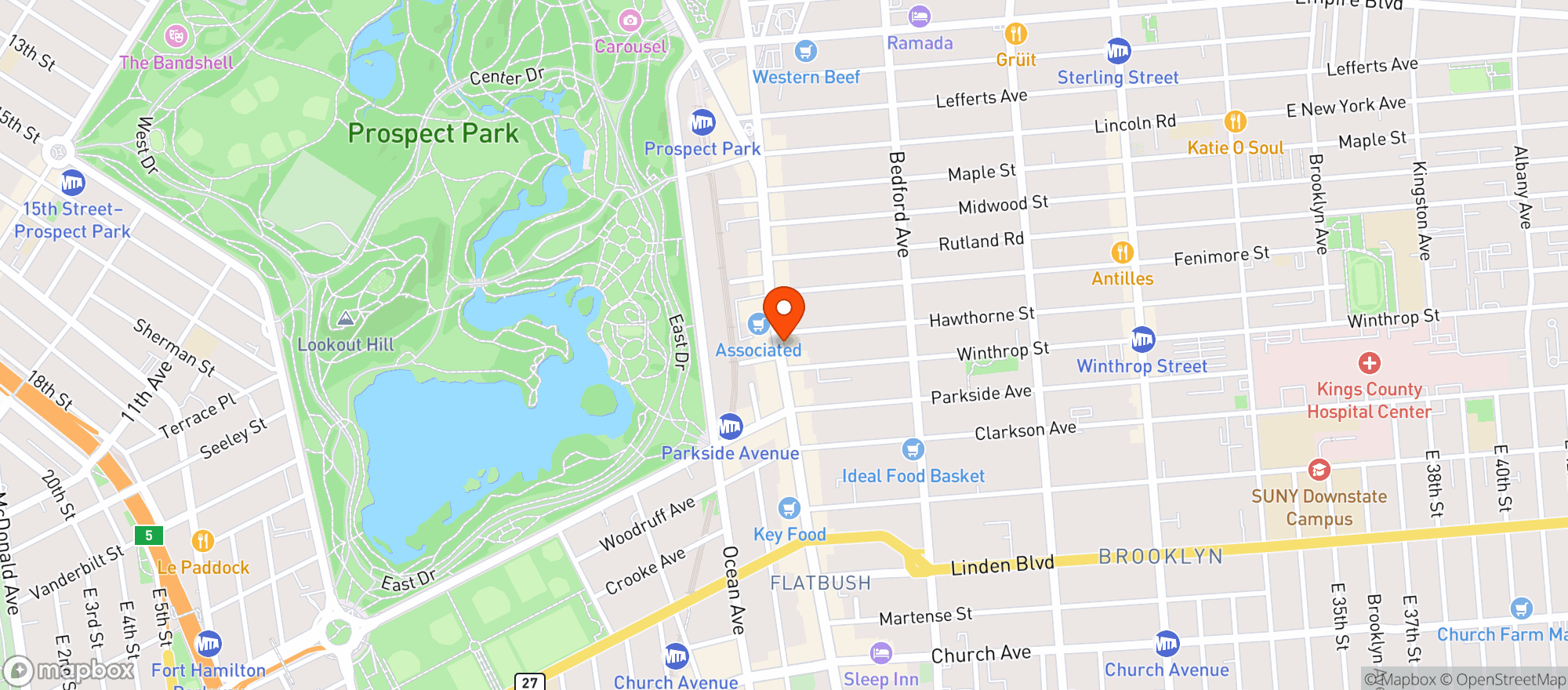 Map showing Ruth