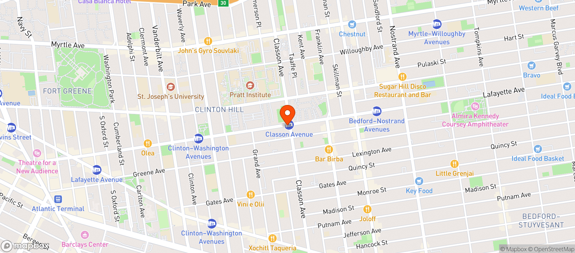 Map showing HEALTHY BITES GOURMET CORP