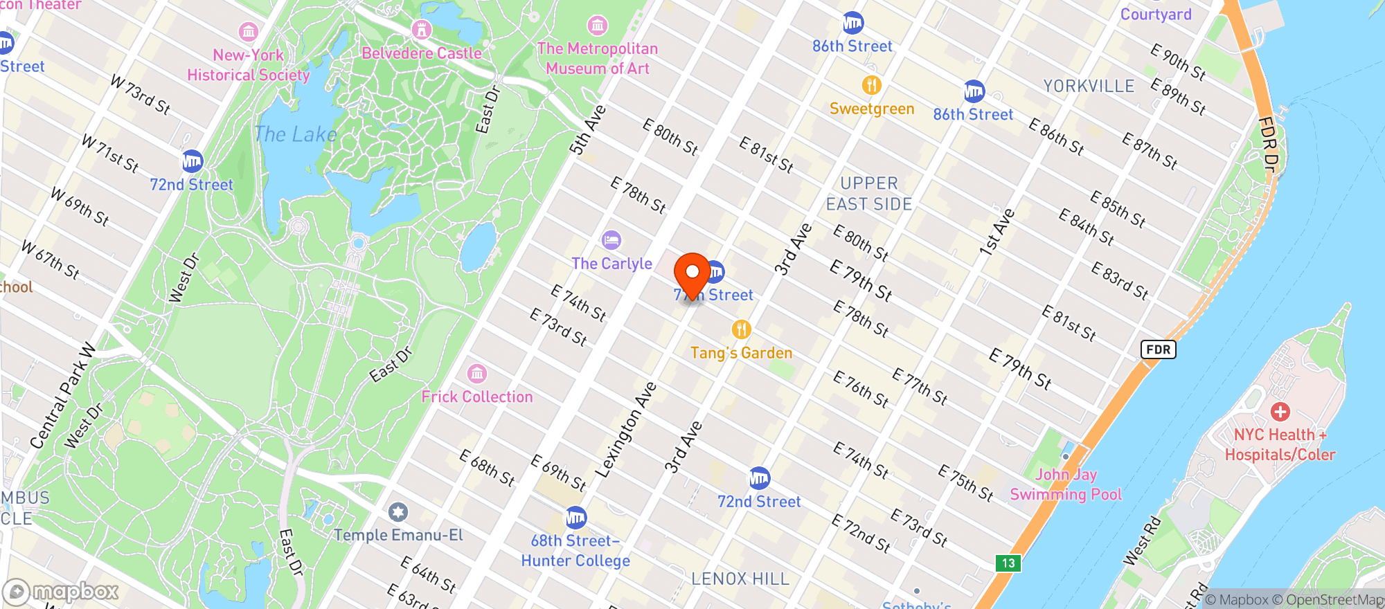 Map showing D Agostino