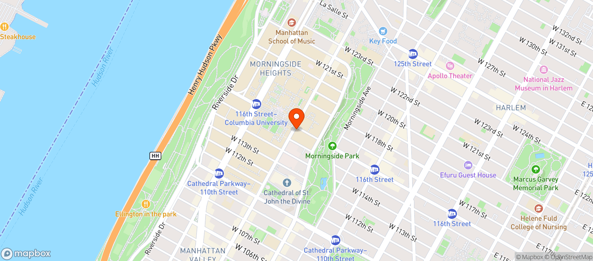 Map showing Arts & Crafts Beer Parlor