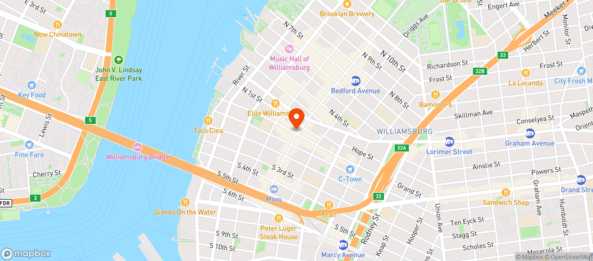 Map showing Salt & Charcoal