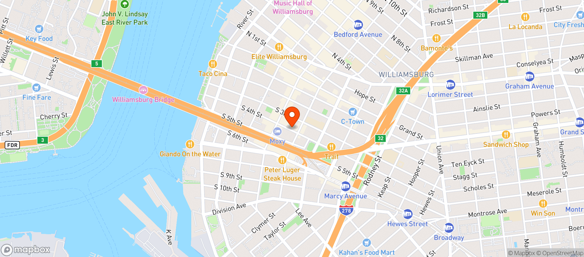 Map showing Pokito