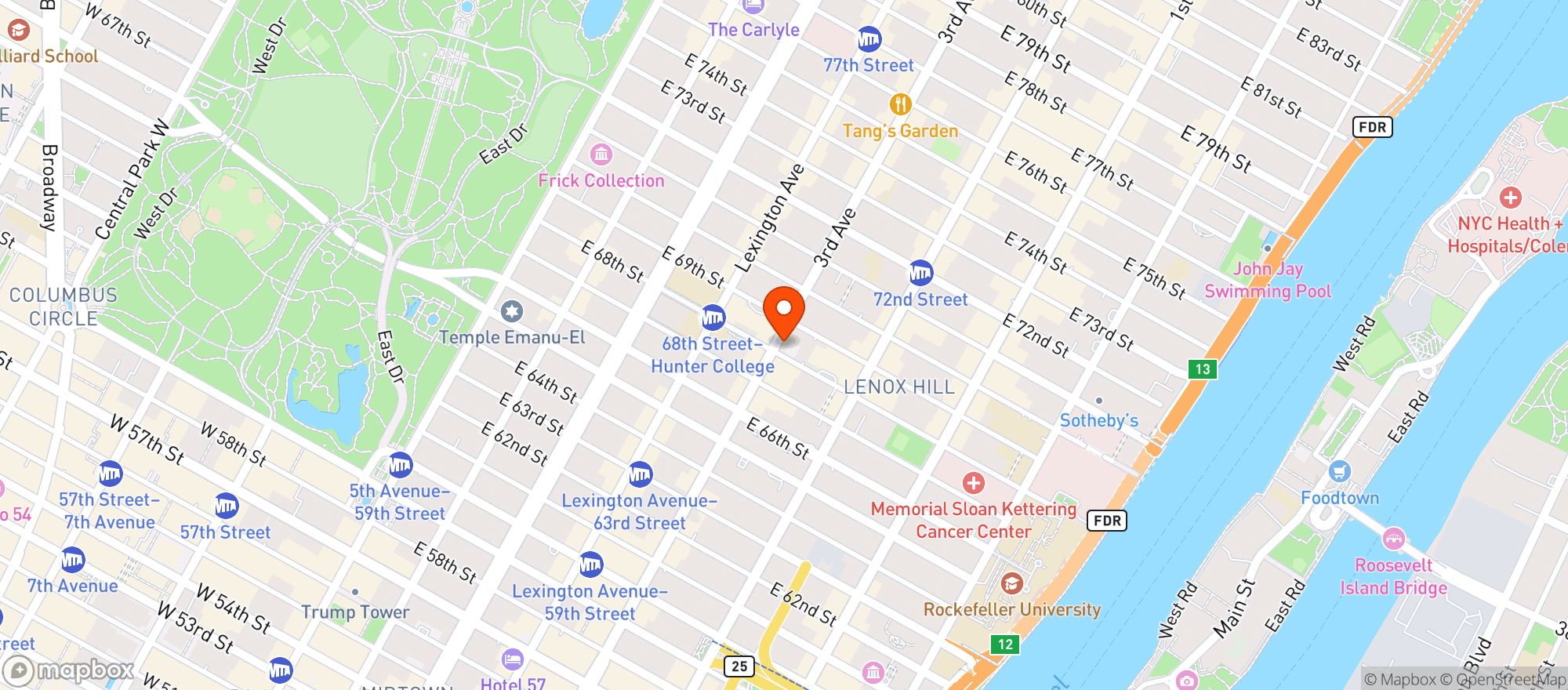 Map showing Whole Foods Market