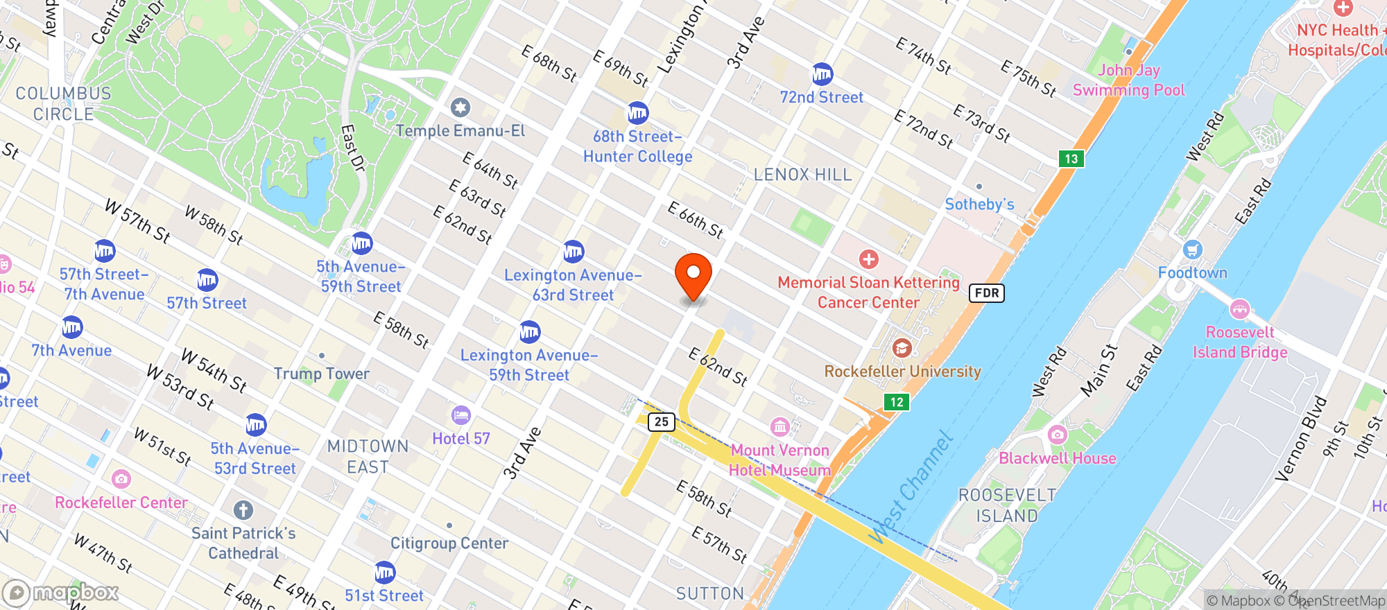 Map showing DUMBO MARKET