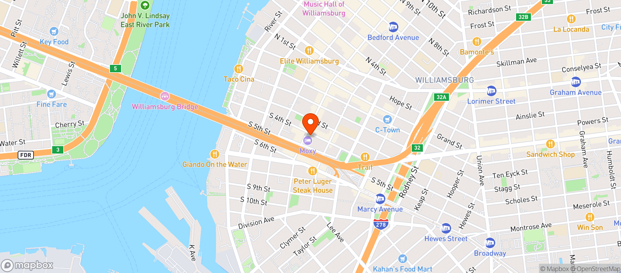 Map showing Bar Lab