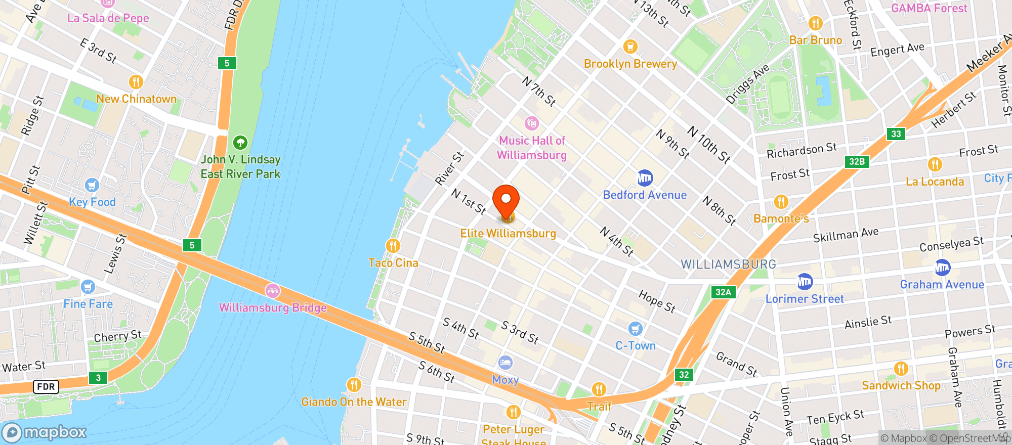 Map showing 7 Leaf Clover Wellness