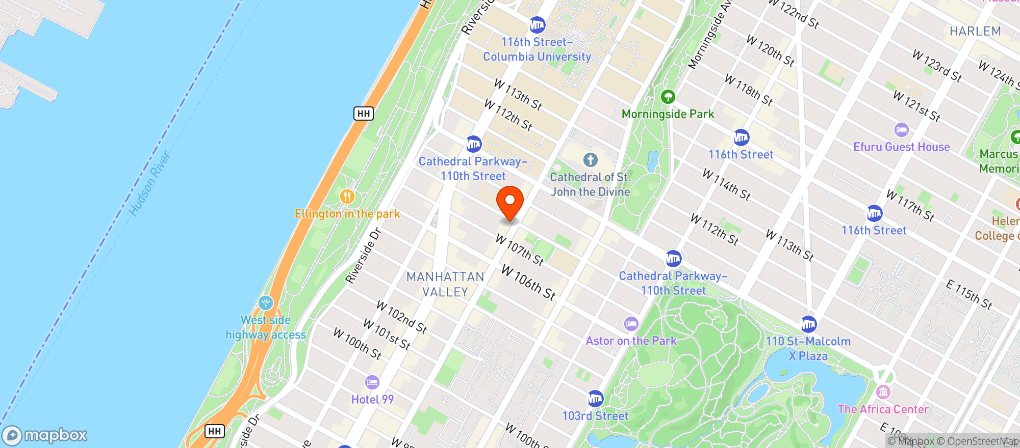 Map showing COLUMBIA SMOKE SH