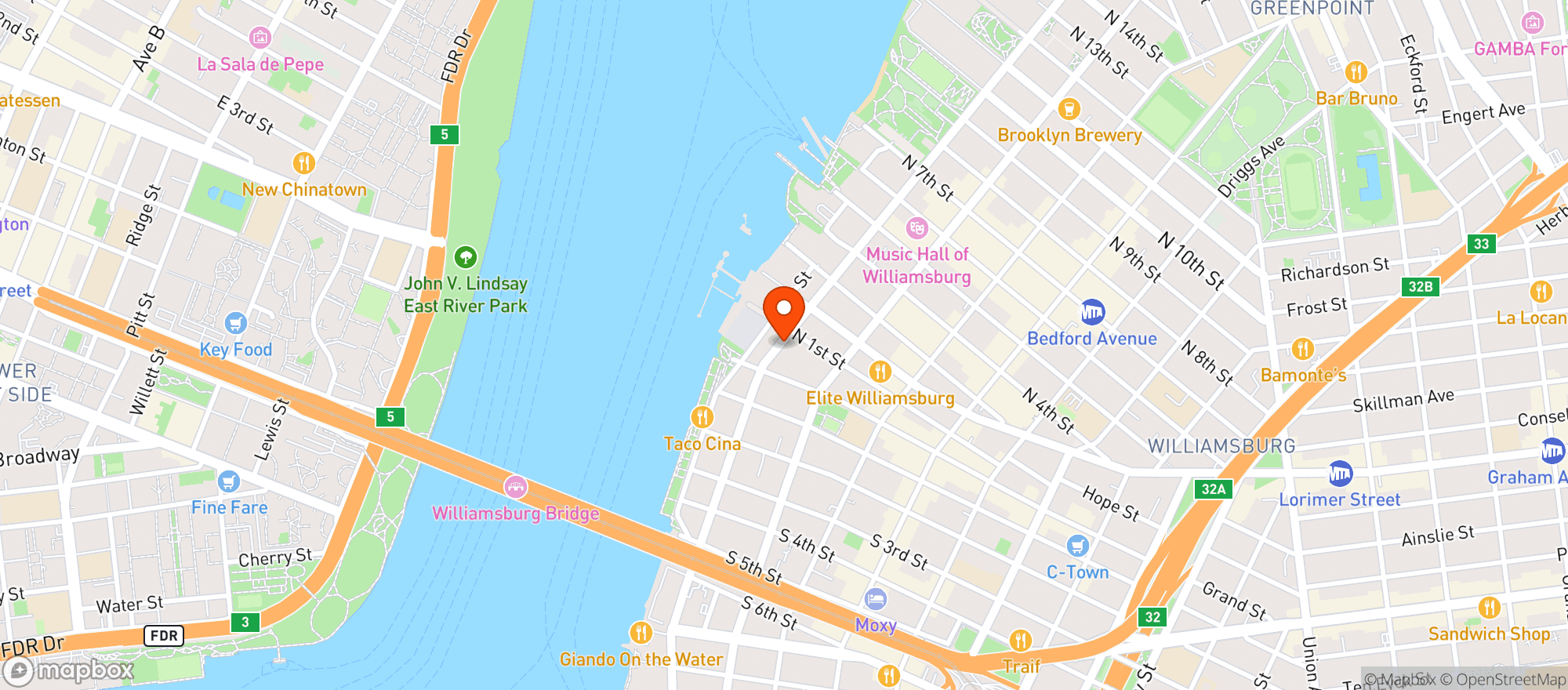 Map showing The Cactus Shop