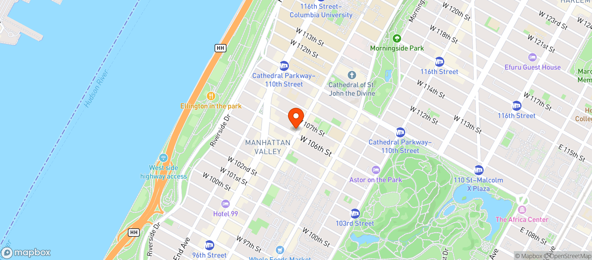Map showing Dive 106