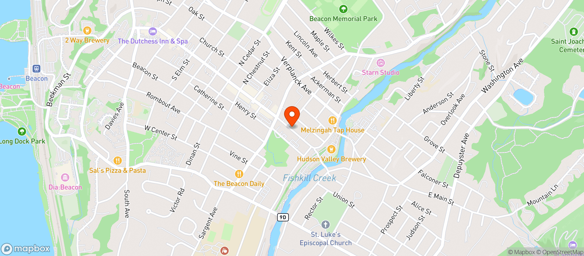 Map showing Kitchen & Coffee