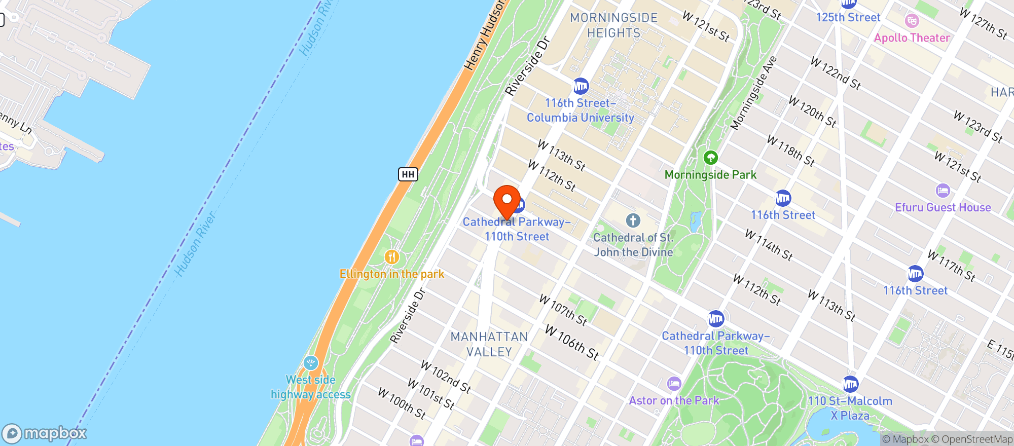 Map showing Jacks Convenience