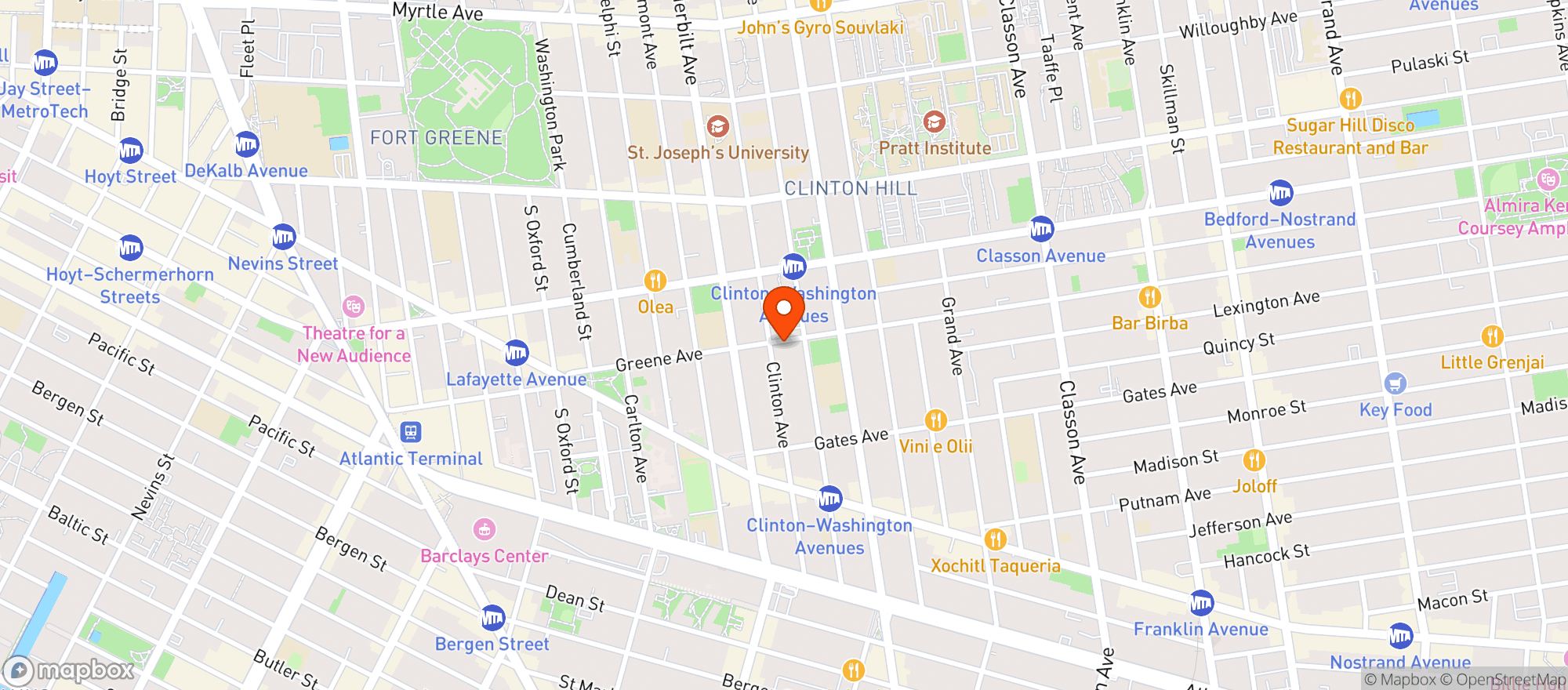 Map showing Aita Restaurant