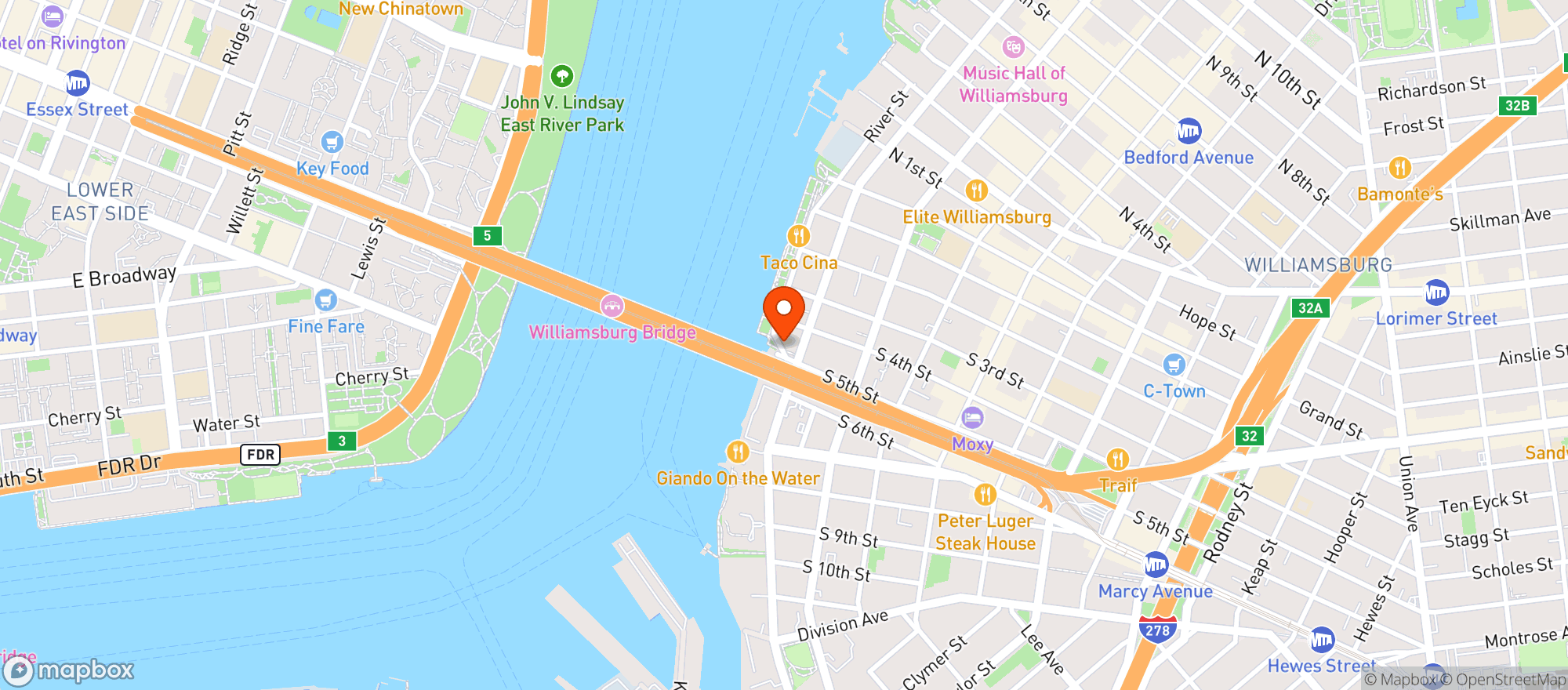 Map showing Bar Susanne