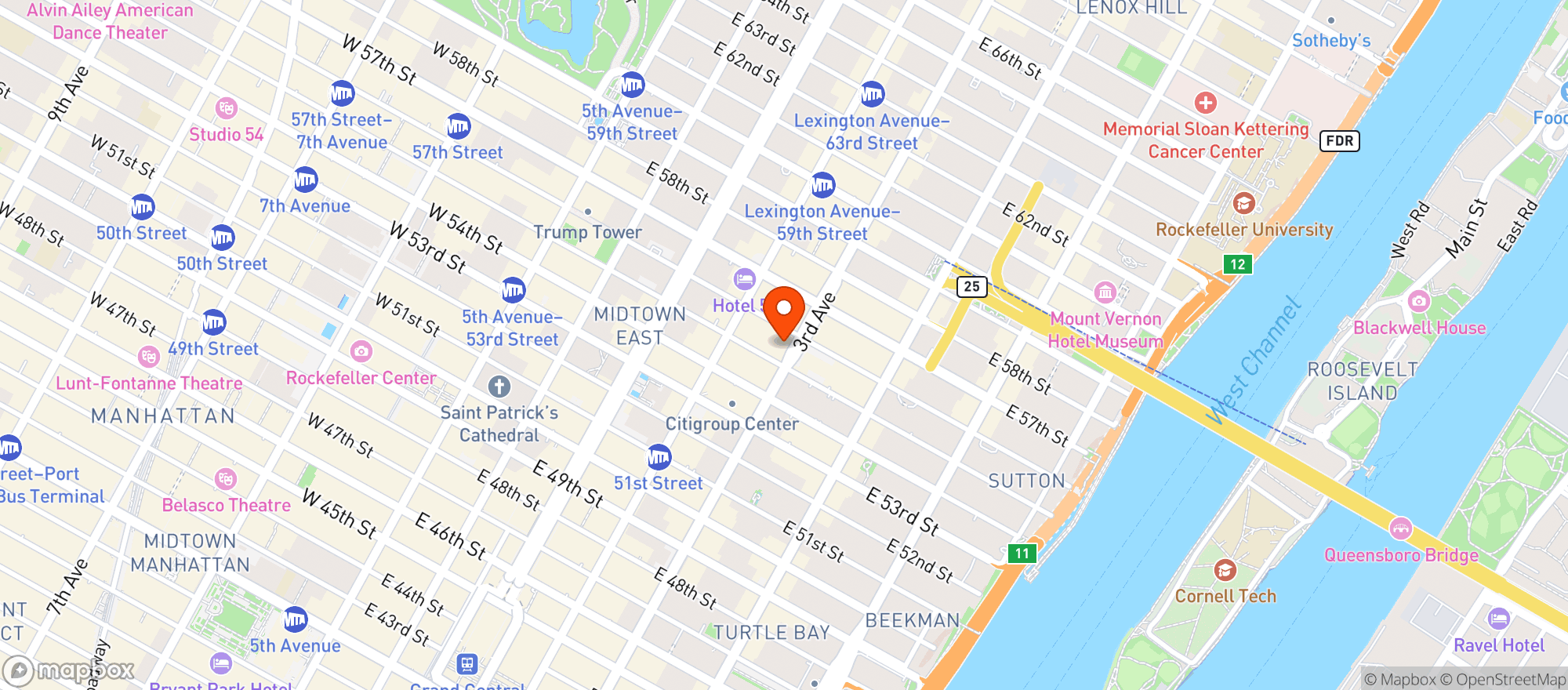 Map showing The Naked Pig