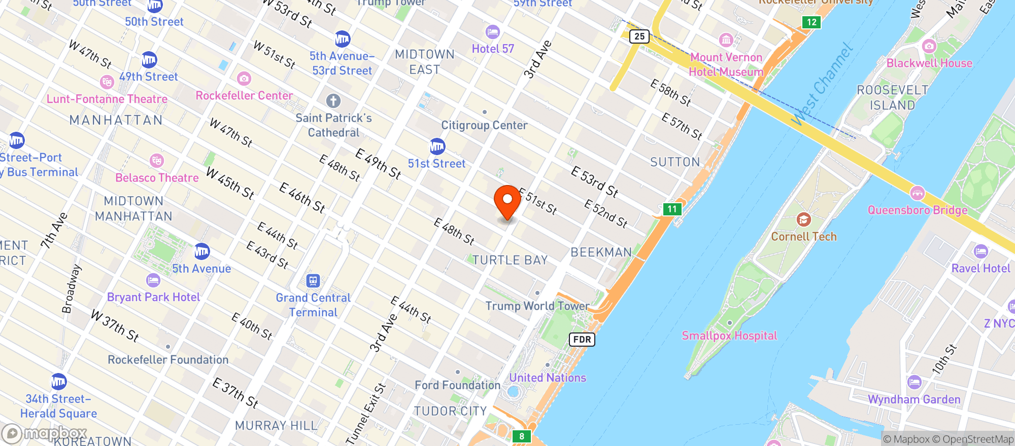 Map showing Wines To Go