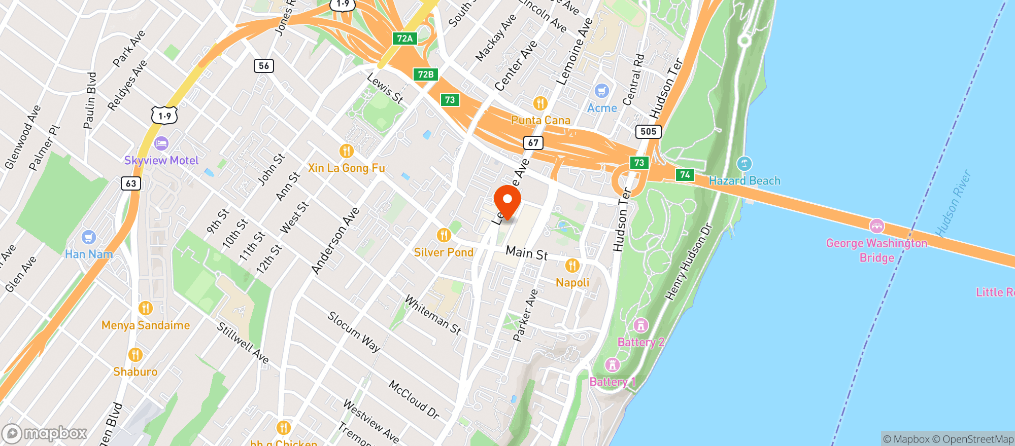 Map showing Linwood Wines - Hudson Li