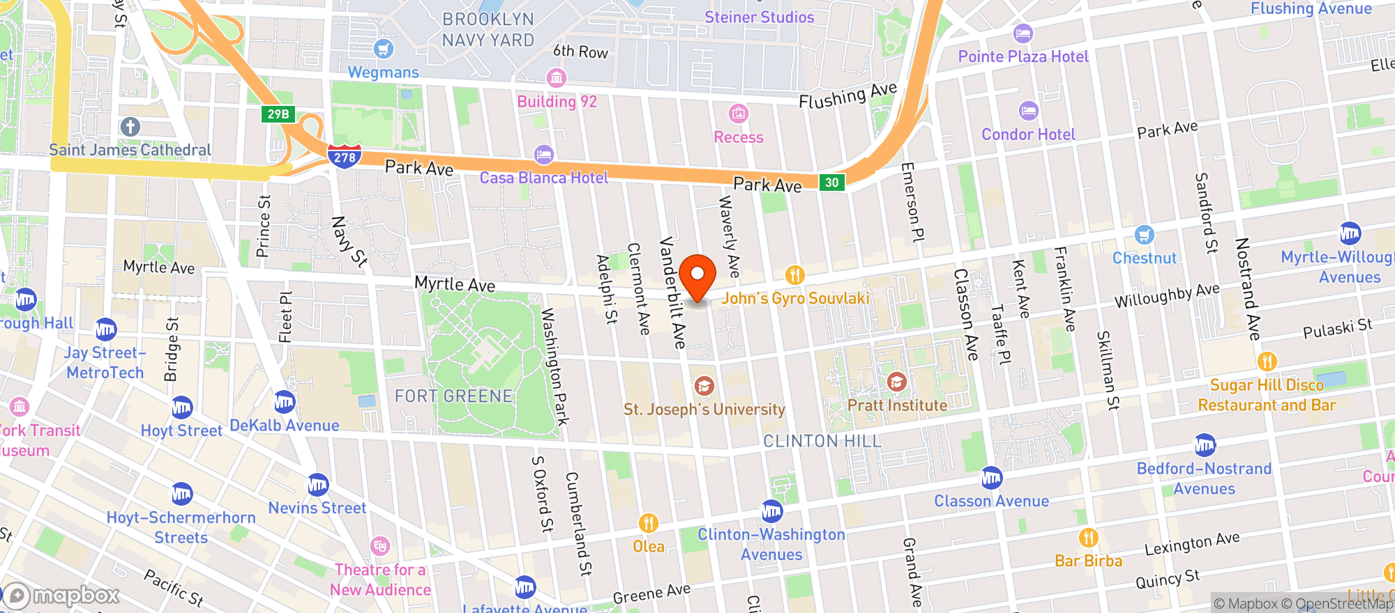Map showing Mr Coco