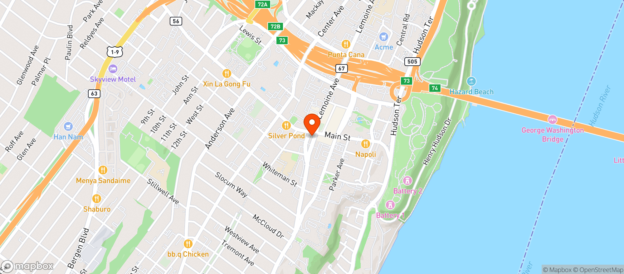 Map showing Greenhaus Boutique