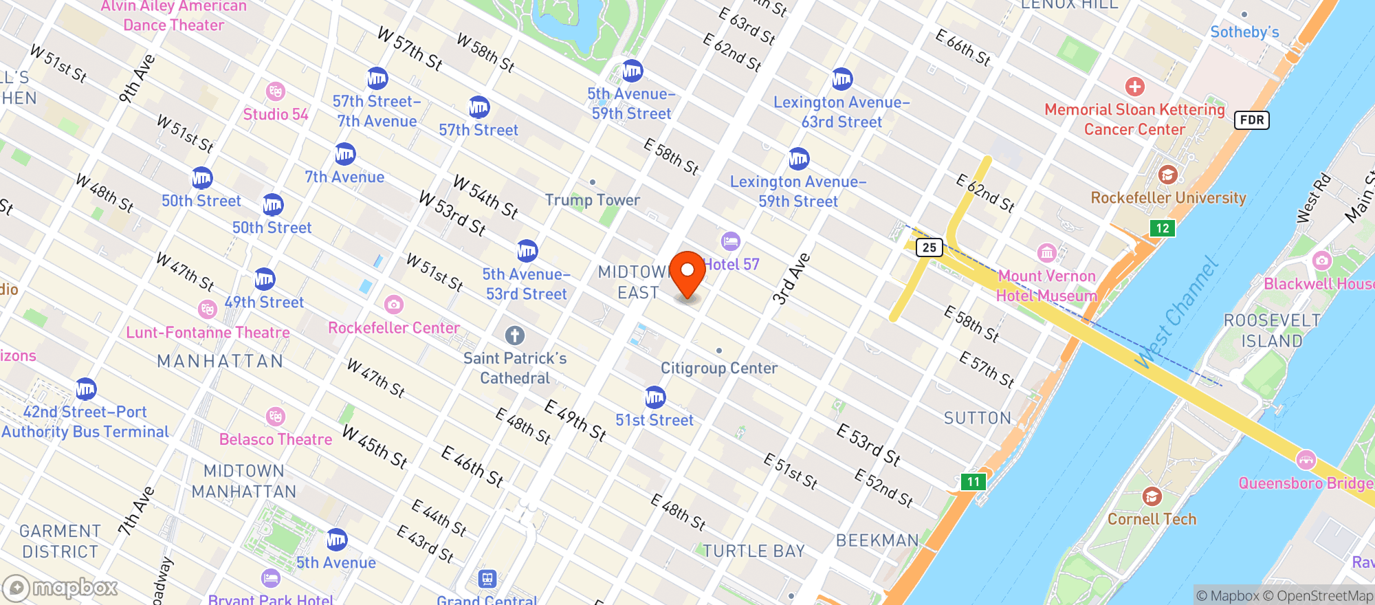 Map showing Bobby Vans