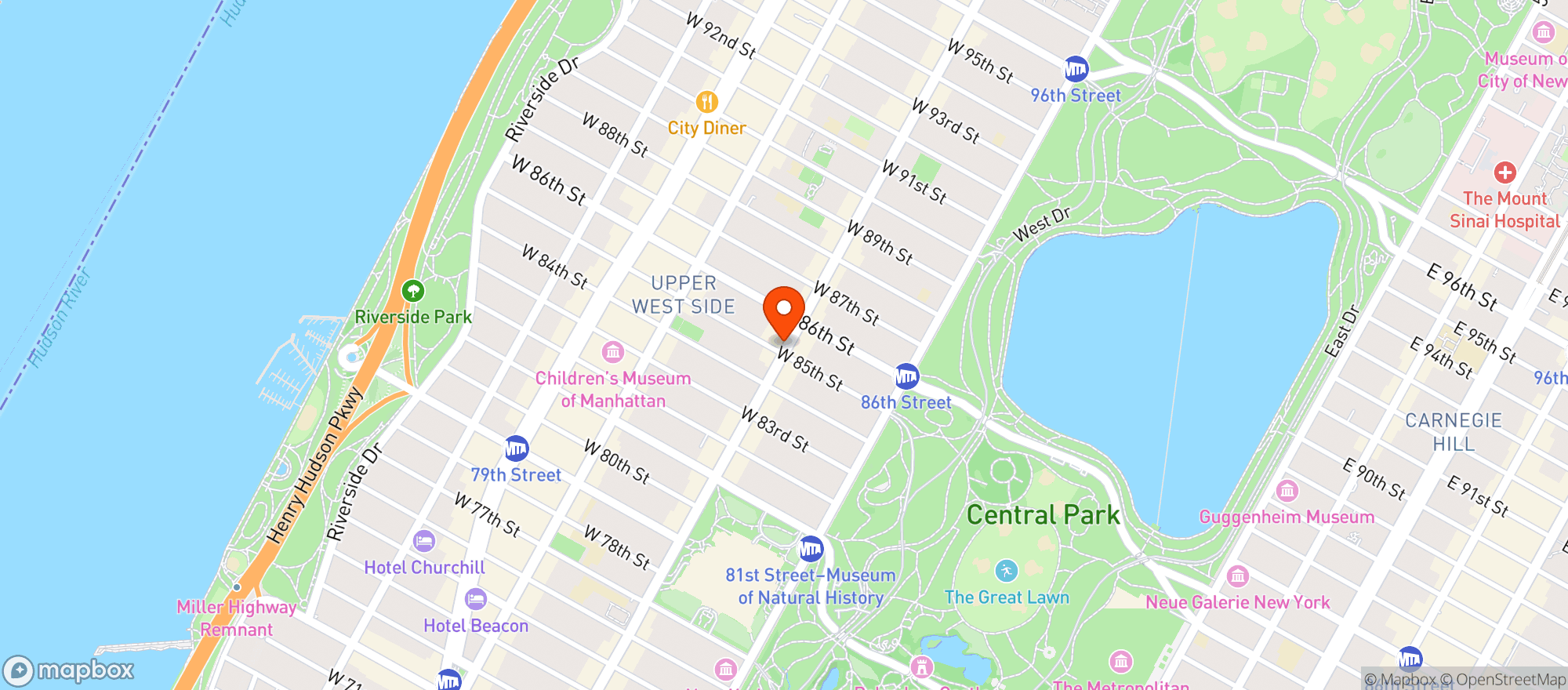 Map showing SPACE MARKET