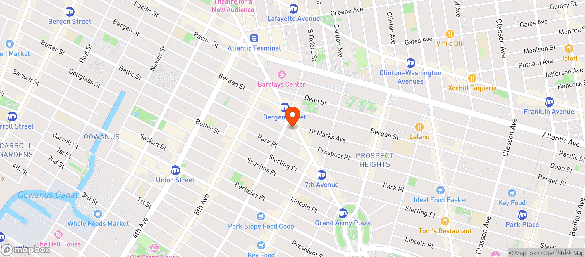 Map showing Pecking House
