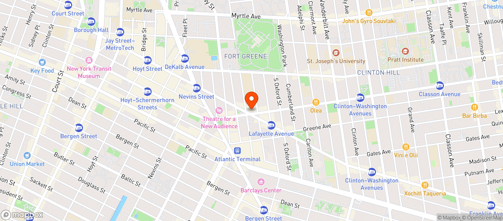 Map showing Mr. Mango