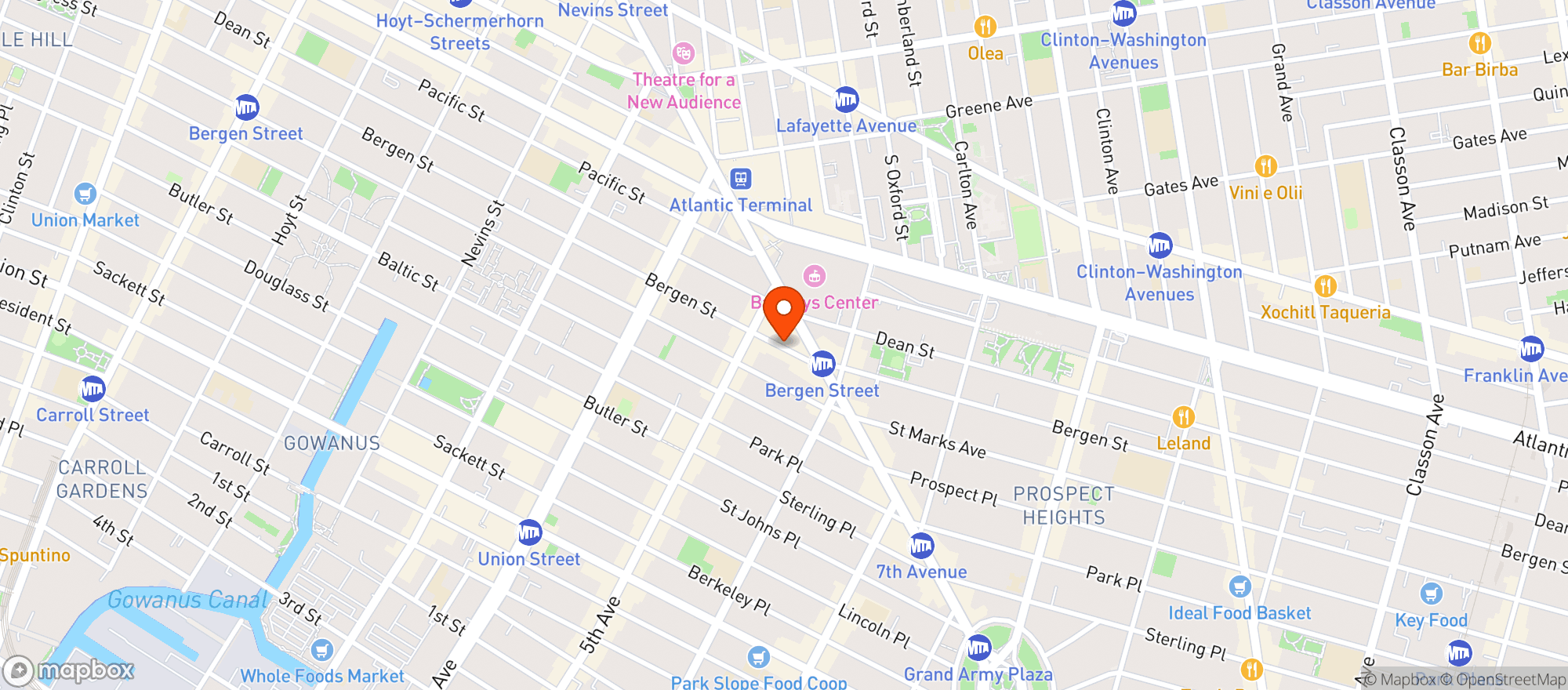 Map showing Surfish Bistro Iii