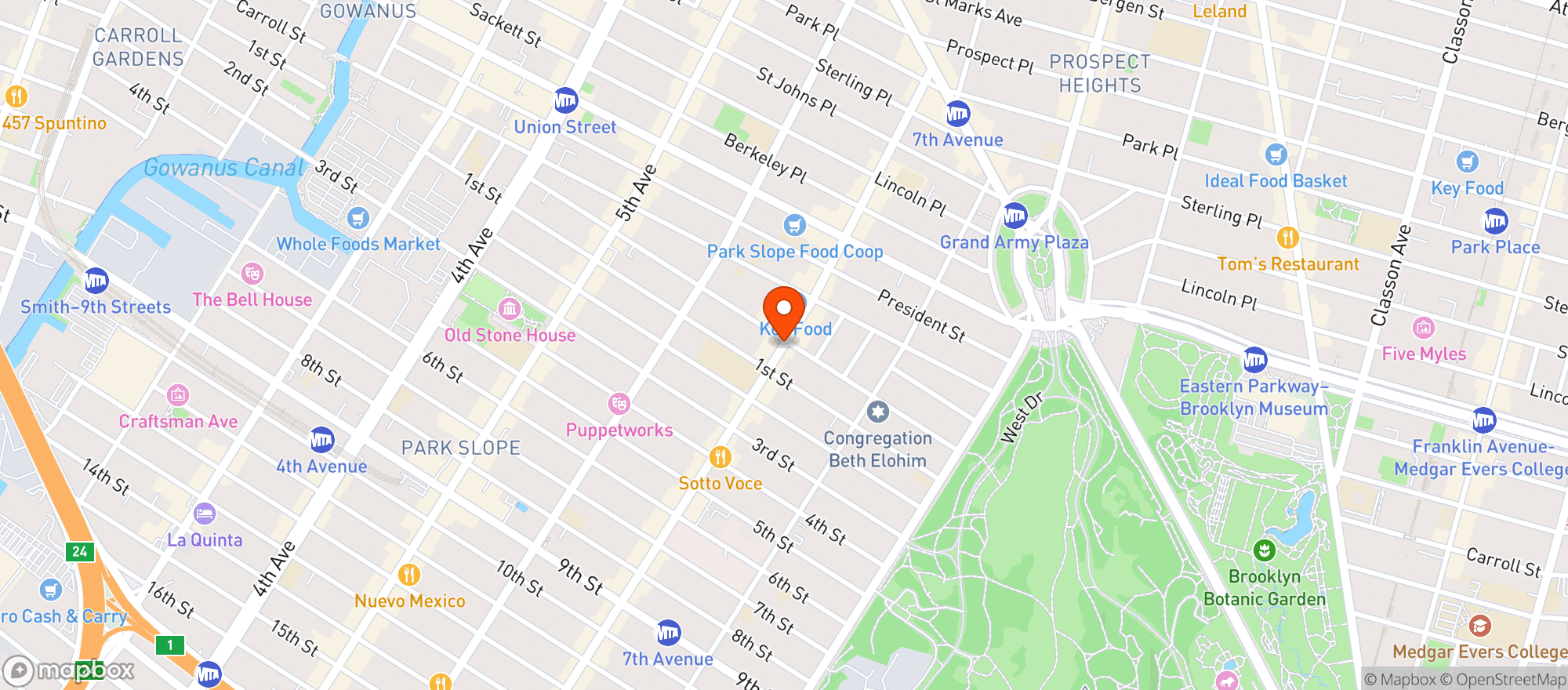 Map showing Awake Cannabis Club